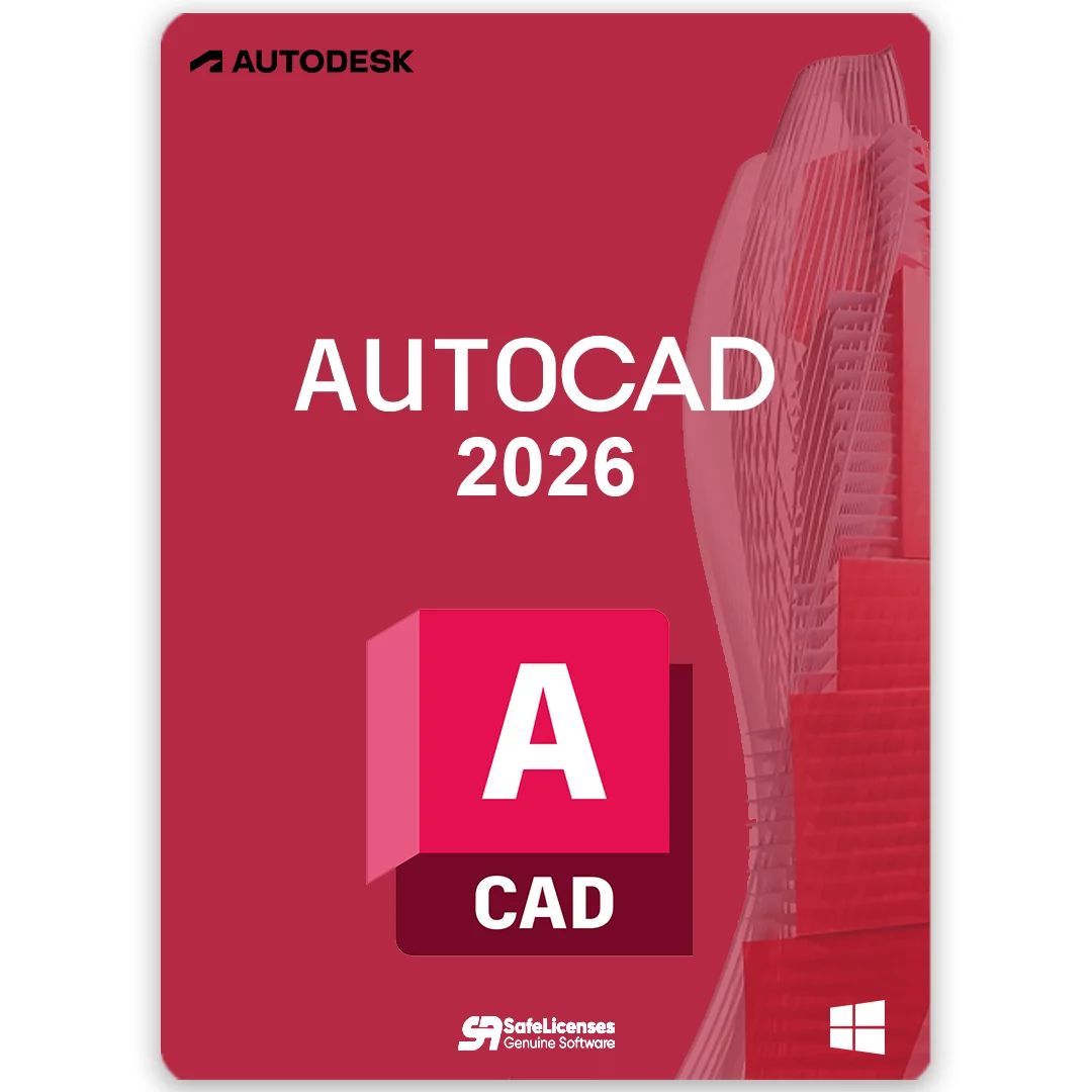 Autodesk AutoCAD 2026 (PC) – 1 Device | 1 Year | Global License Key