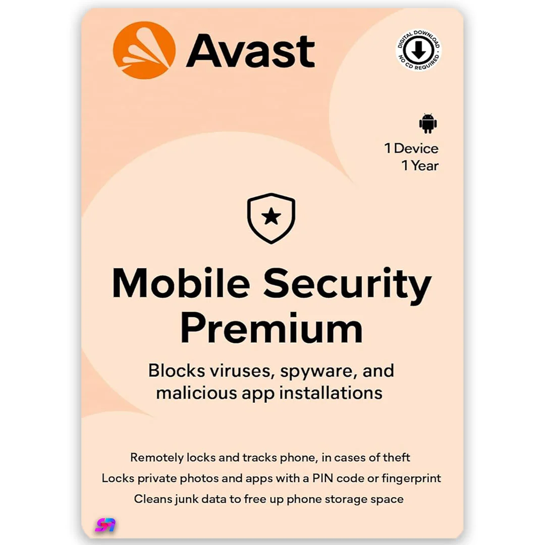Avast Mobile Security Premium – 1 Device (Android) | 1 Year | Global License Key