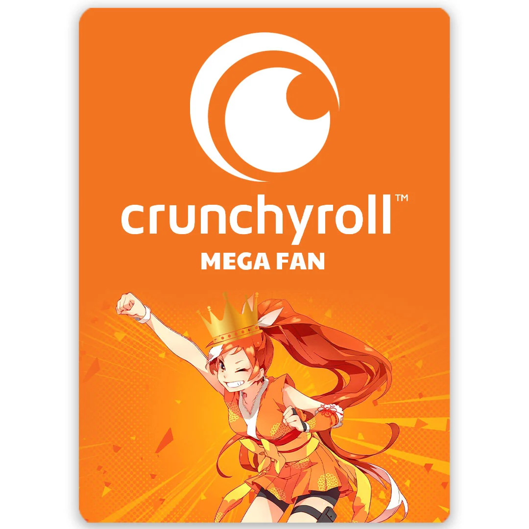 Crunchyroll Mega Fan – Cuenta de 12 Meses | Global