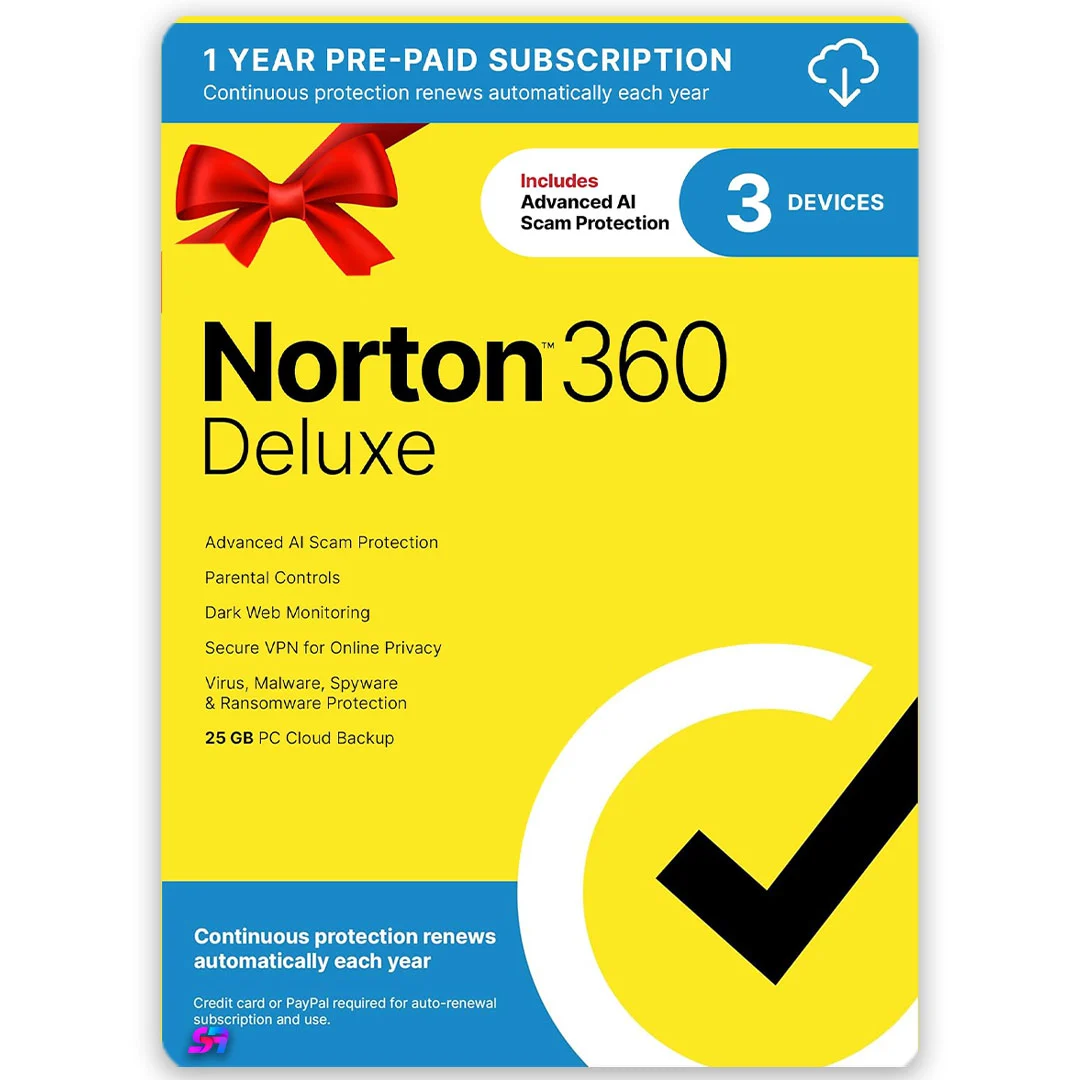 Norton 360 Deluxe – 3 Devi...