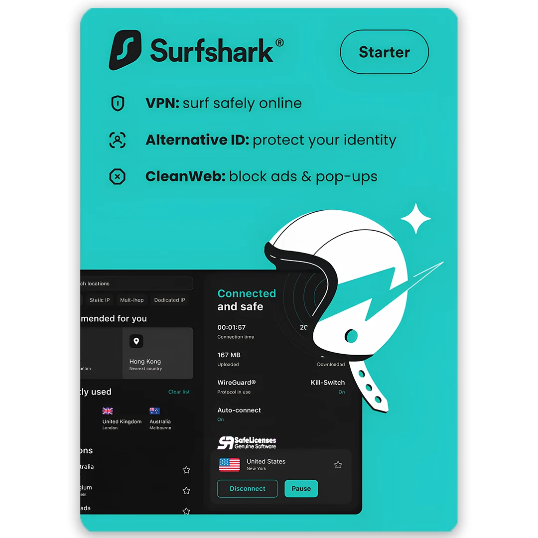 Surfshark VPN Unlimited Devi...