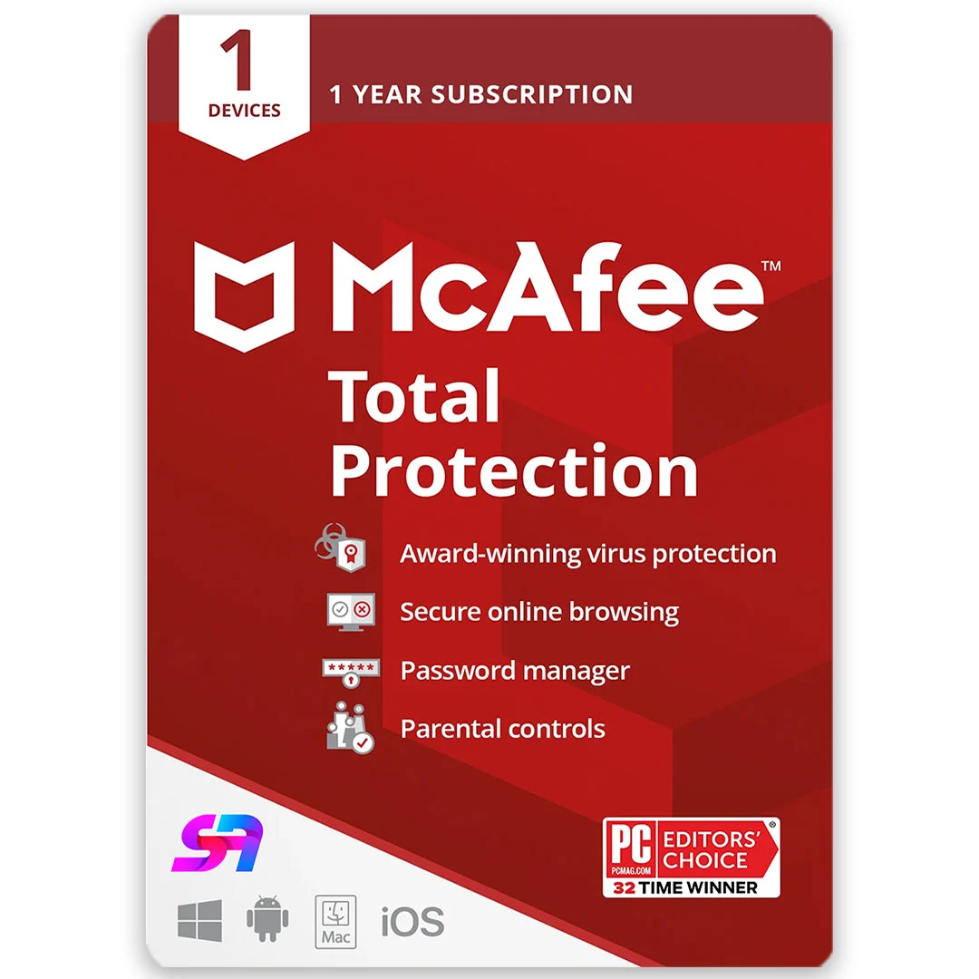 McAfee Total Protection – 1 Device |...